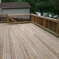Ceder deck and railing replacement